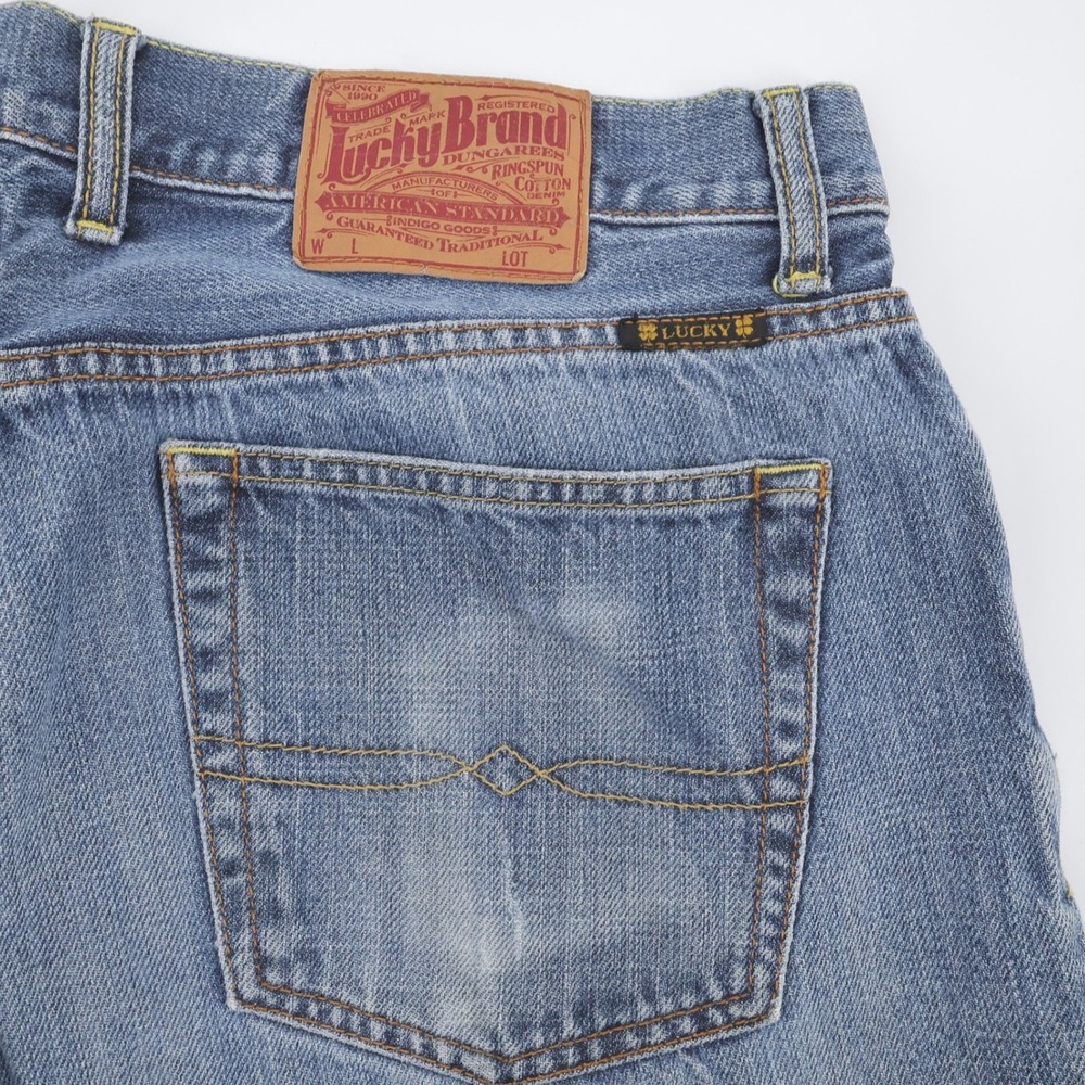 Lucky Brand Straight Leg Captain Jeans Blue Mens 34x32